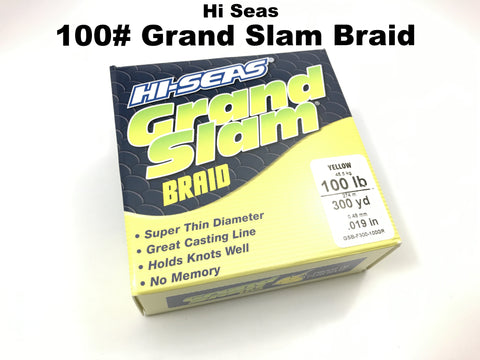 Hi Seas 100# Grand Slam Braid 300 yd Spool