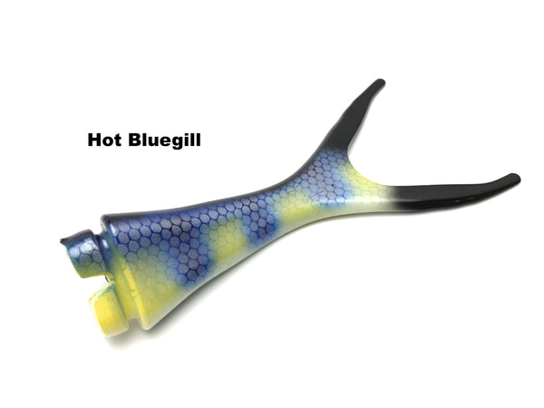 Musky Innovations Shallow Invader Replacement Tails - Hot Bluegill