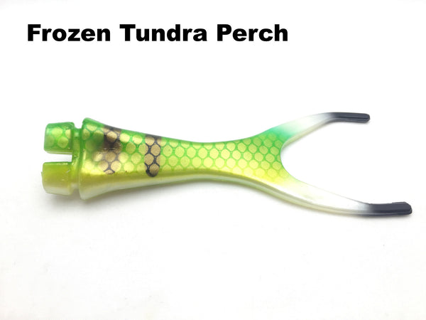 Musky Innovations Shallow Invader Replacement Tails - Frozen Tundra Perch