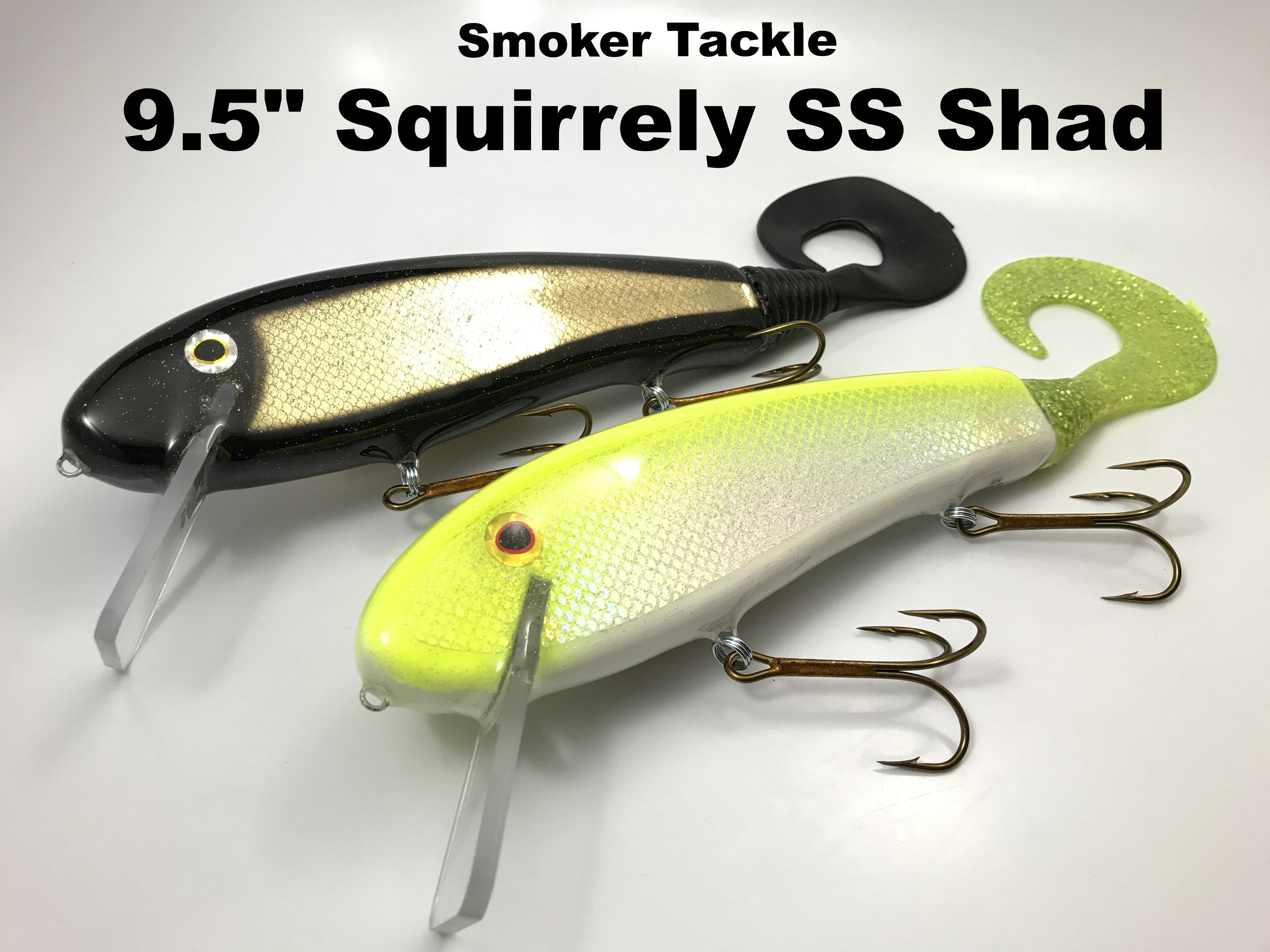 Smoker Tackle 9.5 Squirrely SS Shad