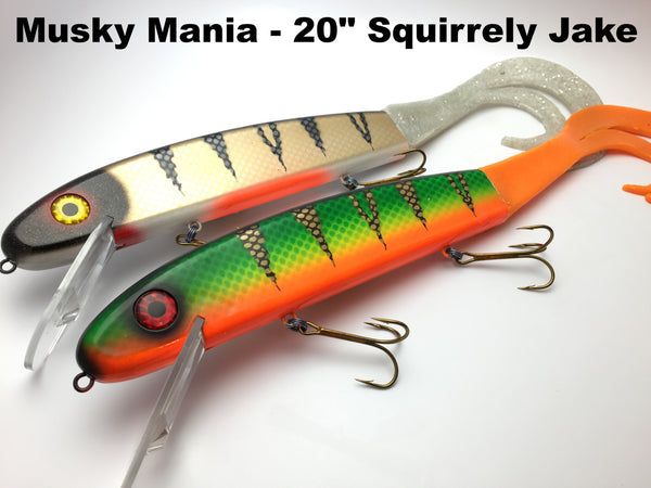 Musky Mania 20" Squirrely Jake