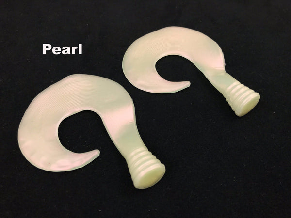 Phantom Lures 10" Replacement Tails - Pearl