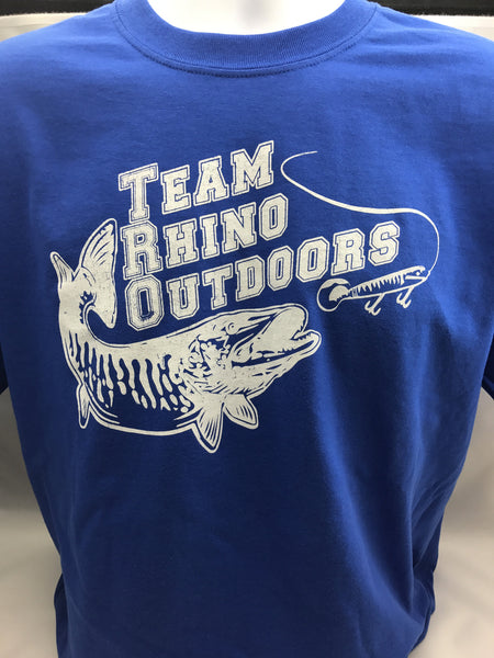Team Rhino Outdoors - Royal Blue/White Short Sleeve Classic Logo T