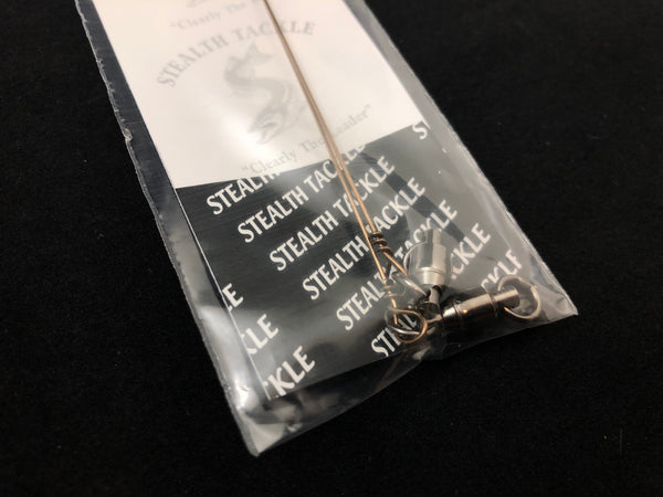 Stealth Tackle - 174# 9" Solid Wire (2 pack ST174 9")