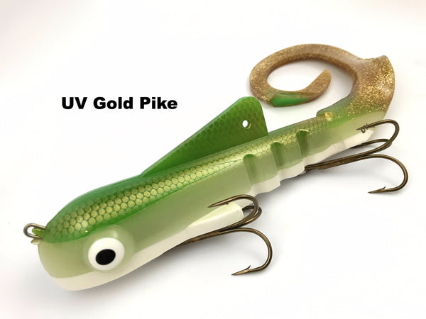 Musky Innovations Shallow Mag Dawg - UV Gold Pike
