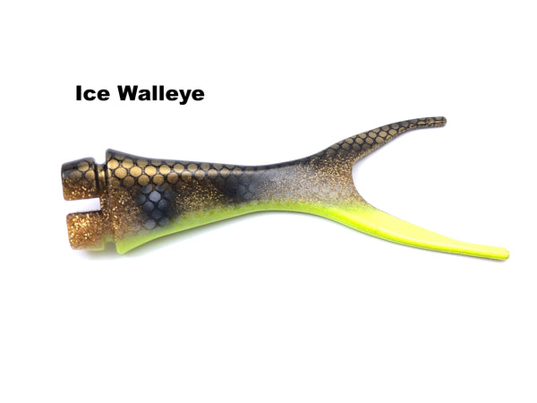 Musky Innovations Shallow Invader Replacement Tails - Ice Walleye