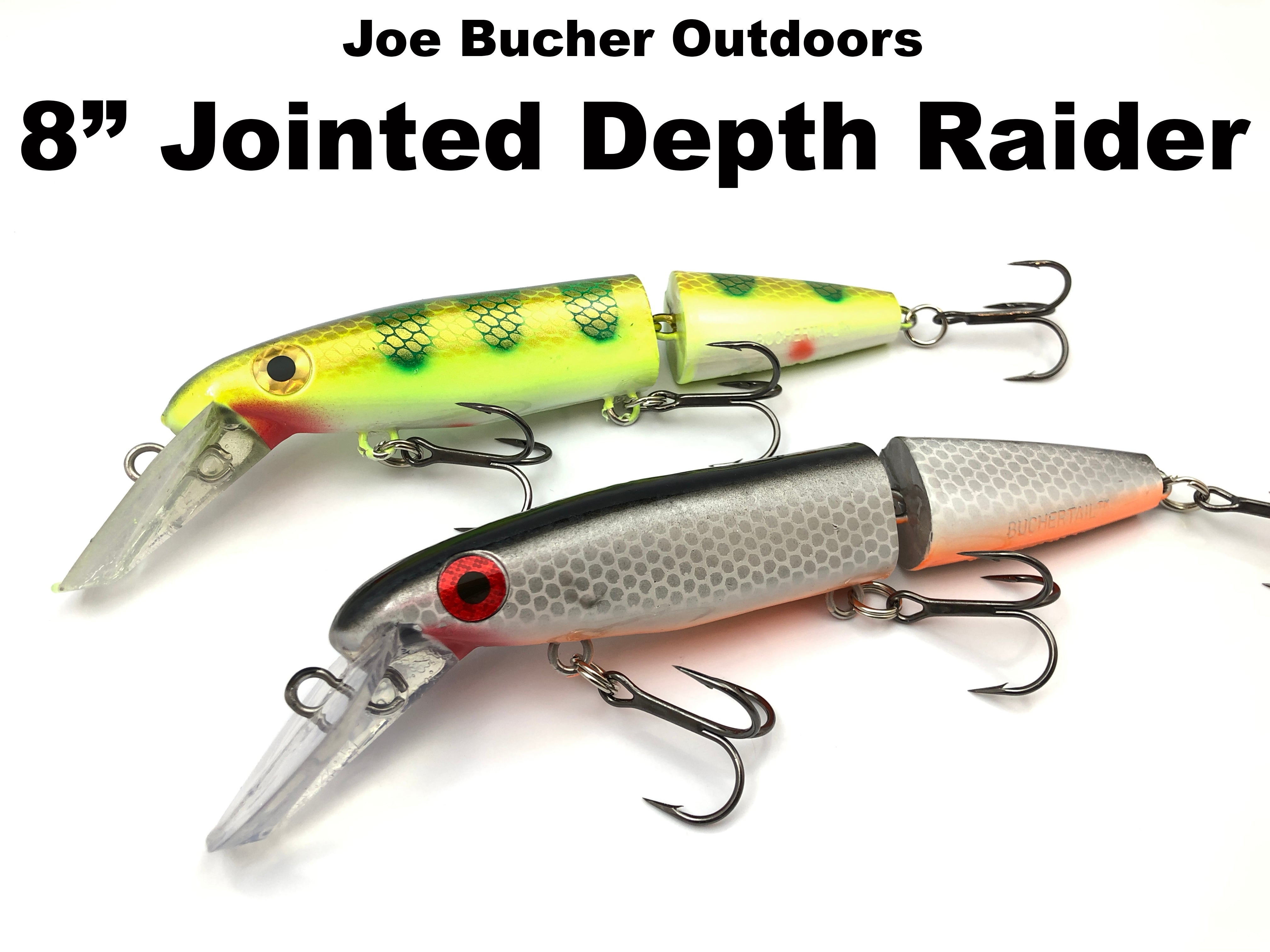 depth raider fishing lures Joe Bucher Outdoors 8" Jointed Depth Raider – Team Rhino Outdoors LLC
