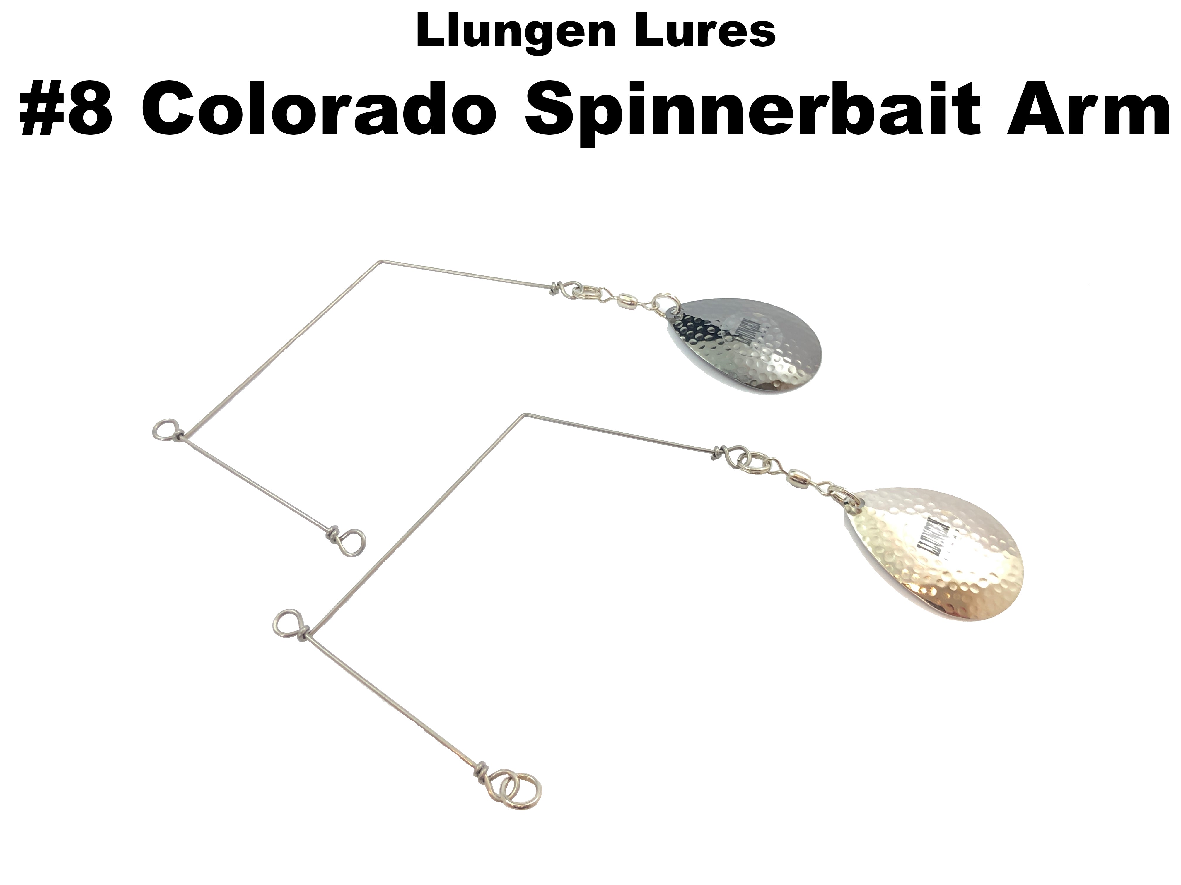 Llungen Lures #8 Colorado Spinnerbait Arm – Team Rhino Outdoors LLC