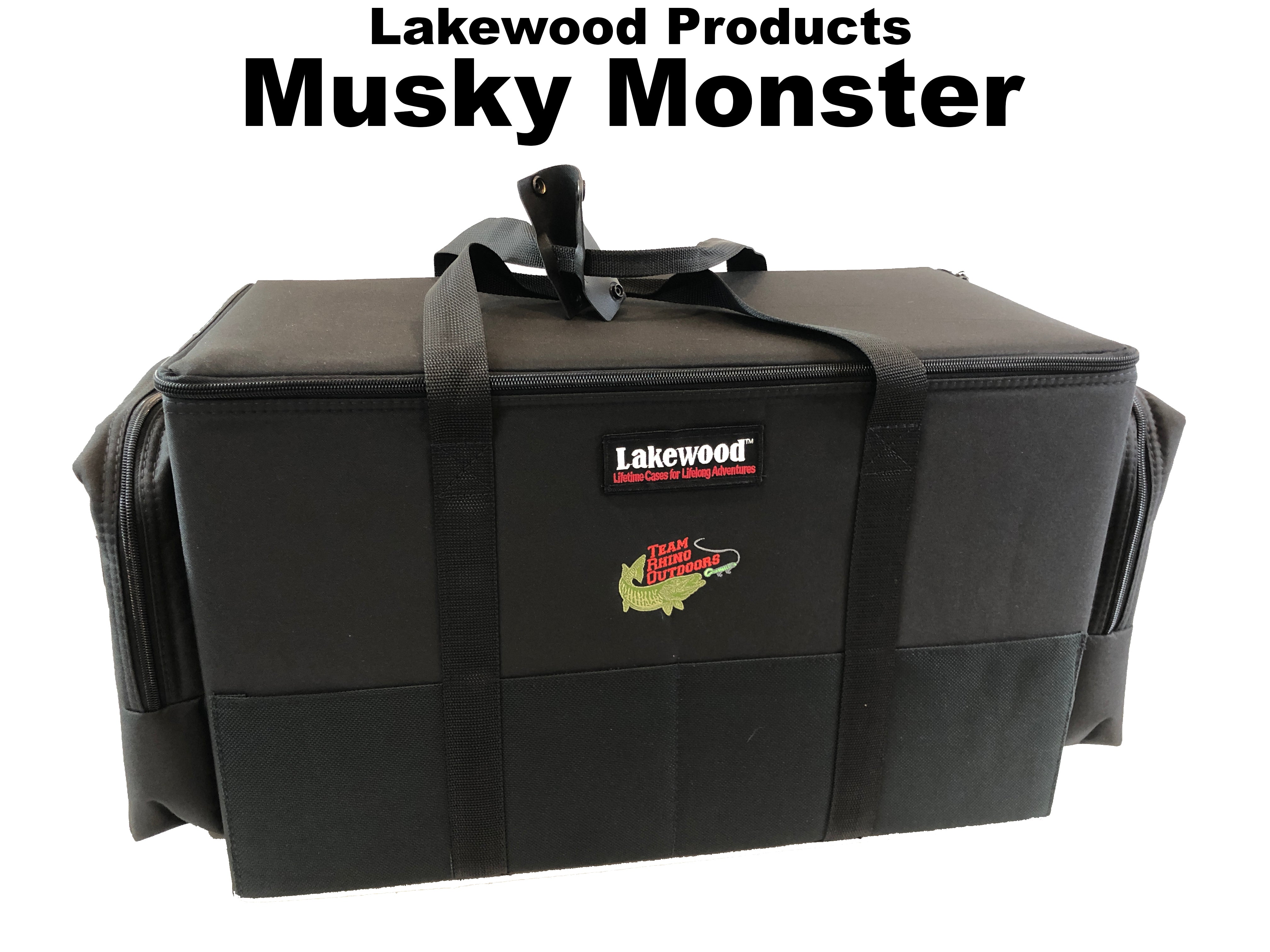 Lakewood Black Musky Monster w/TRO Logo – Team Rhino Outdoors LLC