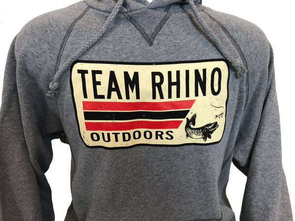 Team Rhino Outdoors - Gunmetal License Plate Logo Hoodie