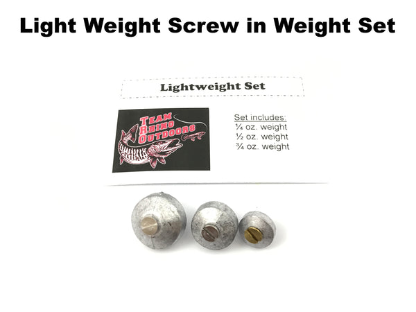 TRO - Light Weight Screw in Weight Set