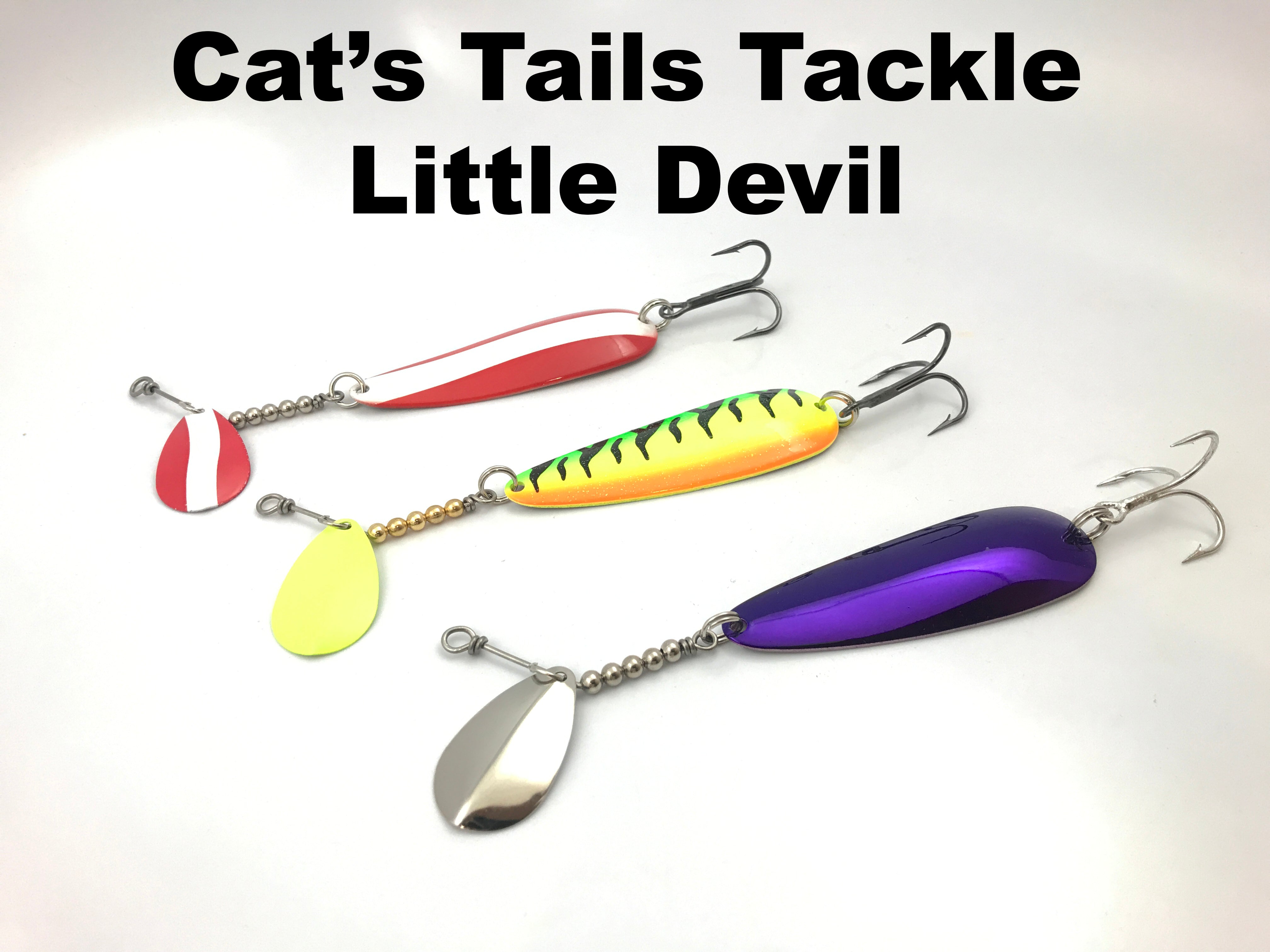devil's toothpick fishing lure Cat's Tails Tackle Little Devil Spoon – Team Rhino Outdoors LLC