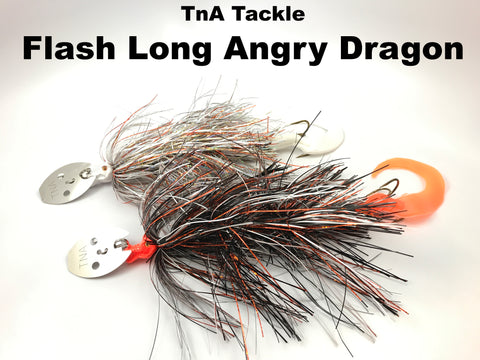 dragon fishing lure TNA Tackle Giro Custom Lure DRAGON Giro Dragon lure is a flat fall style Bucktails tagged "Angry Dragon