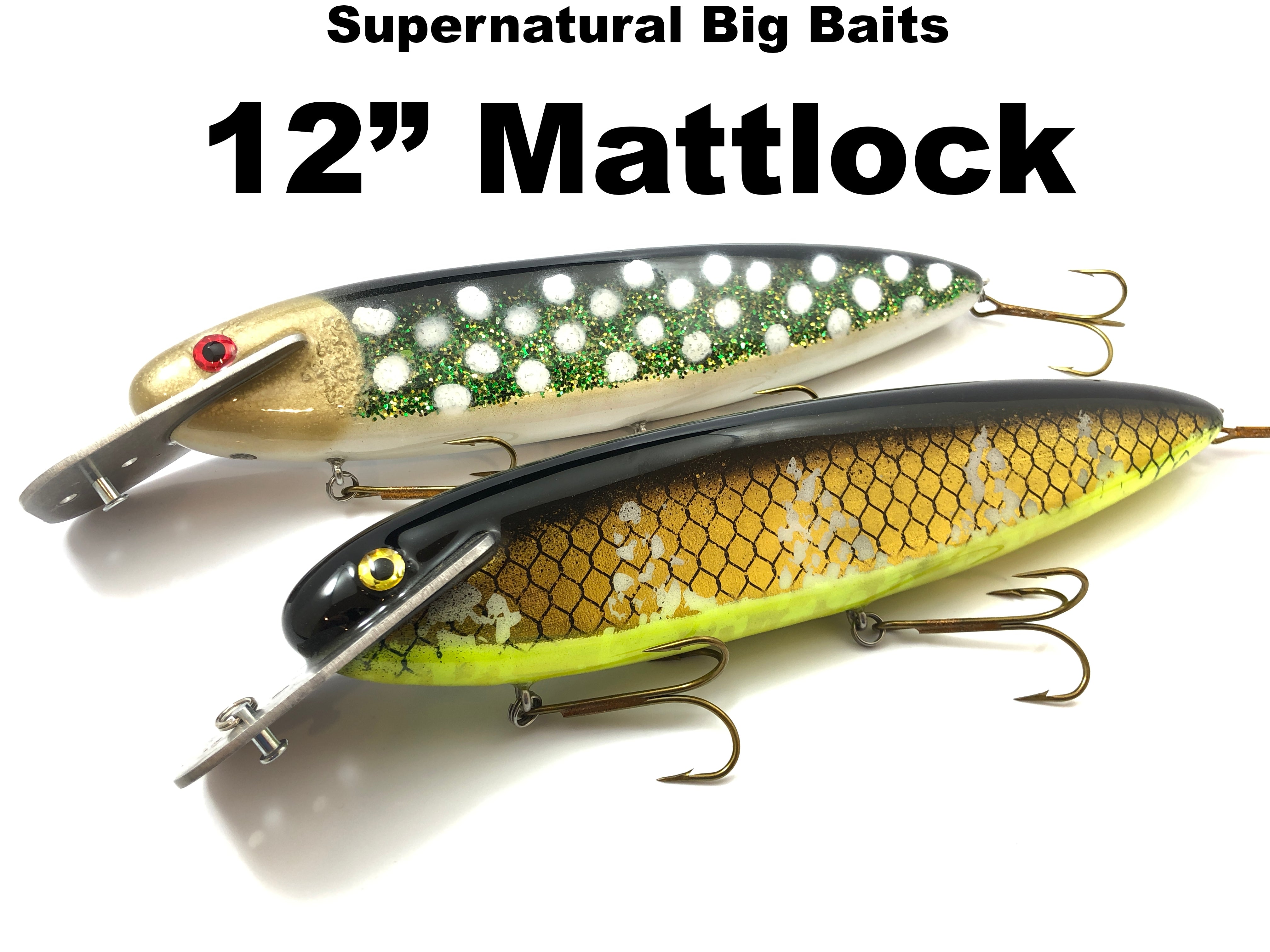 Supernatural Big Baits 12" Mattlock Team Rhino Outdoors LLC Supernatural Big Baits 12" Mattlock Team Rhino Outdoors LLC