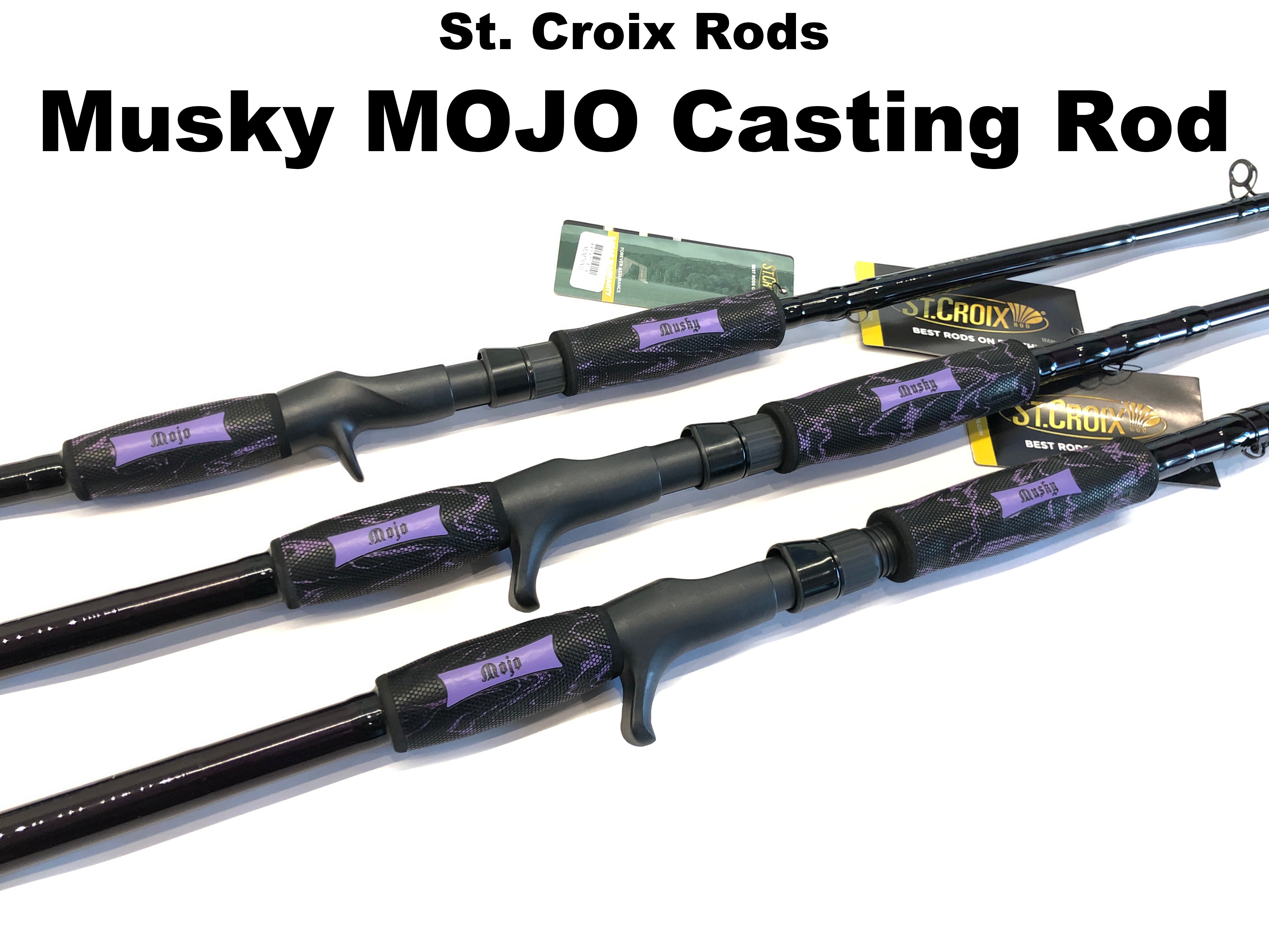 St. Croix Rods - Musky MOJO Casting Rod – Team Rhino Outdoors LLC