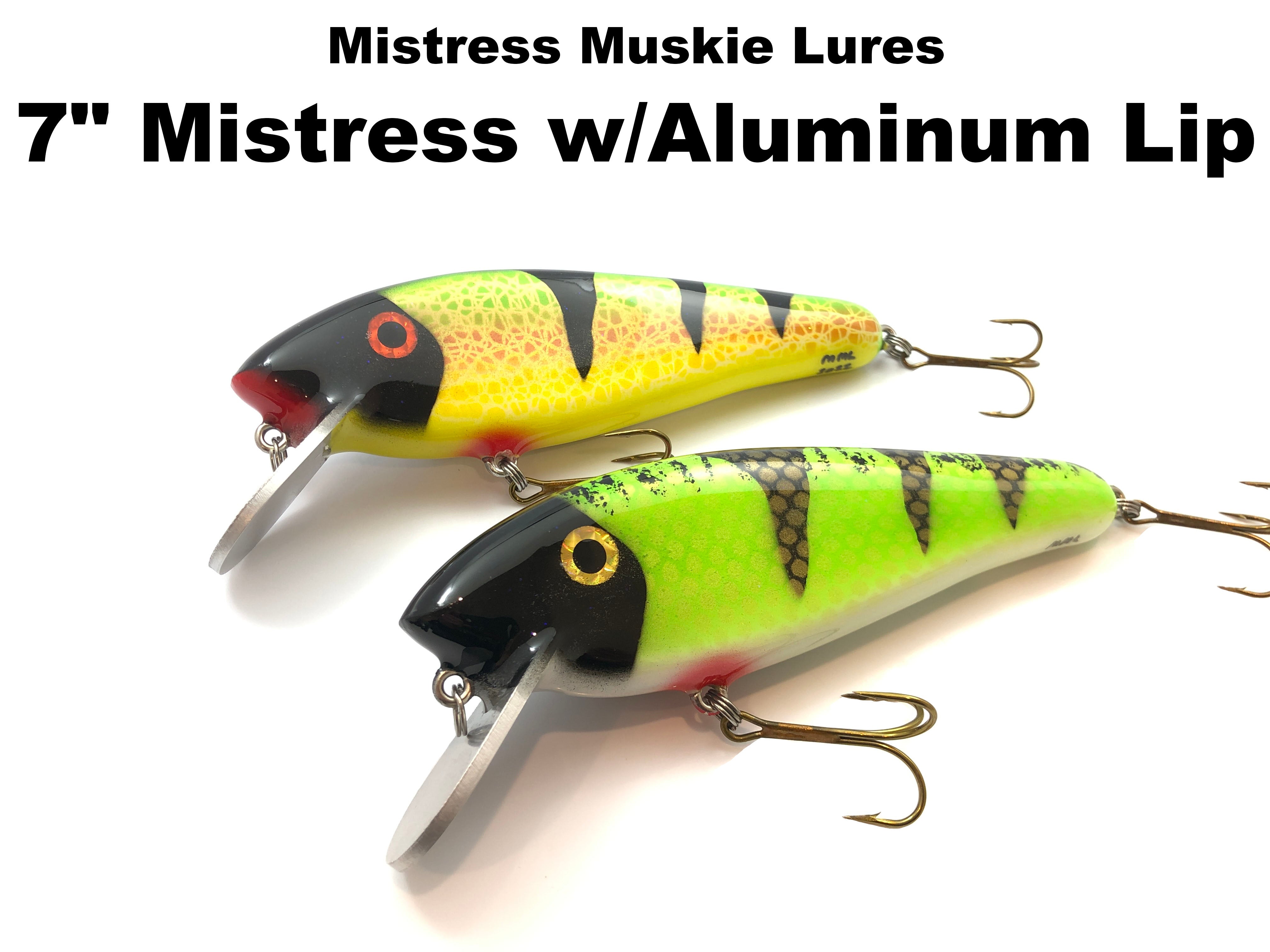 Mistress Muskie Lures 7 Mistress w/Aluminum Lip – Team Rhino