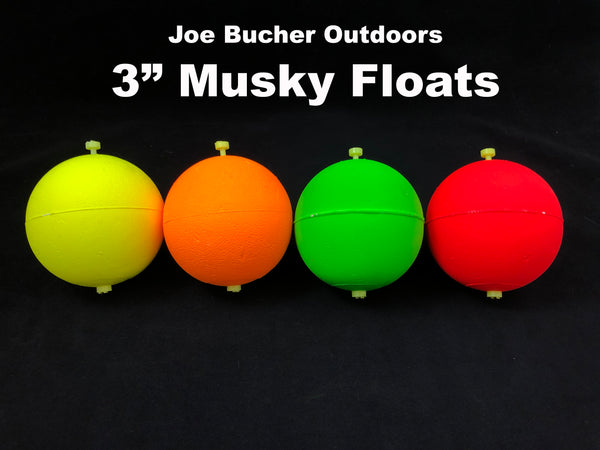 Joe Bucher Outdoors 3" Musky Floats
