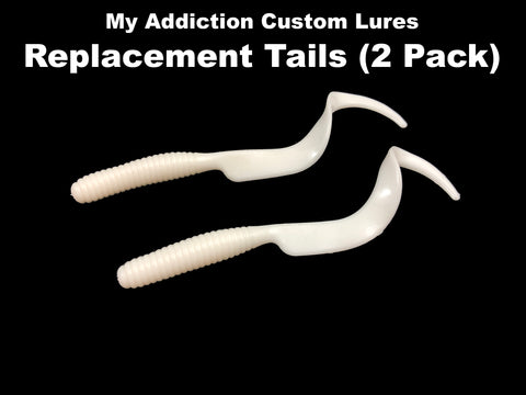 My Addiction Custom Lures Replacement Tails (2 Pack)