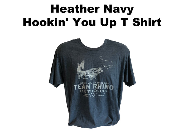 TRO - Heather Navy Hookin' You Up T Shirt