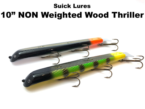 Suick 10" NON Weighted Wood Thriller