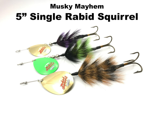 Musky Mayhem 5" Single Colorado Rabid Squirrel