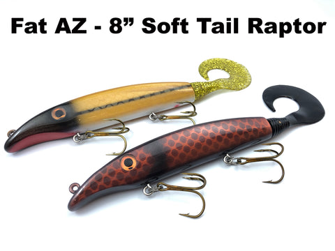 Fat AZ Musky Products 8" Soft Tail Raptor