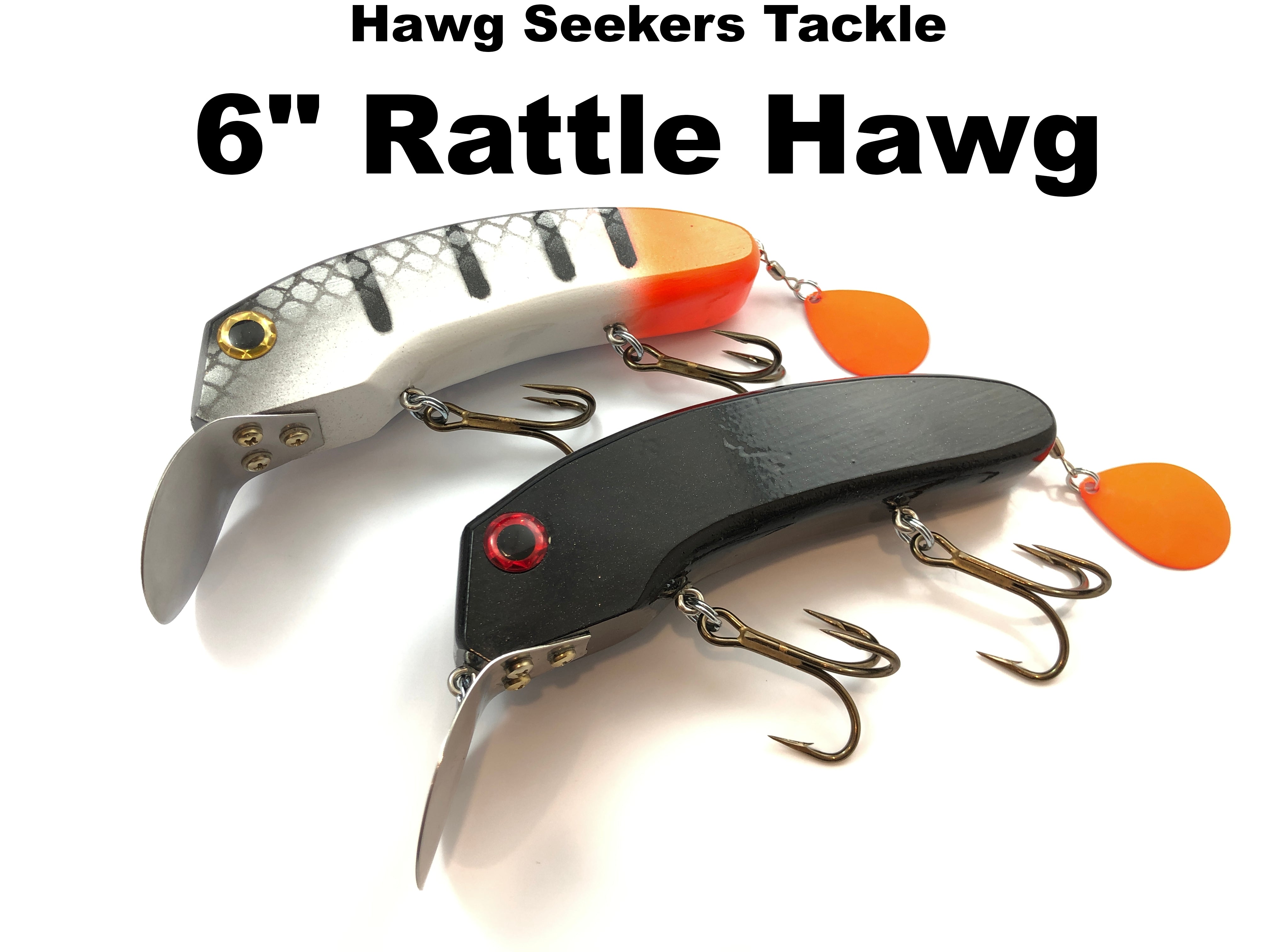 fish rattle lures Hawg Seekers Tackle 6" Rattle Hawg – Team Rhino Outdoors LLC