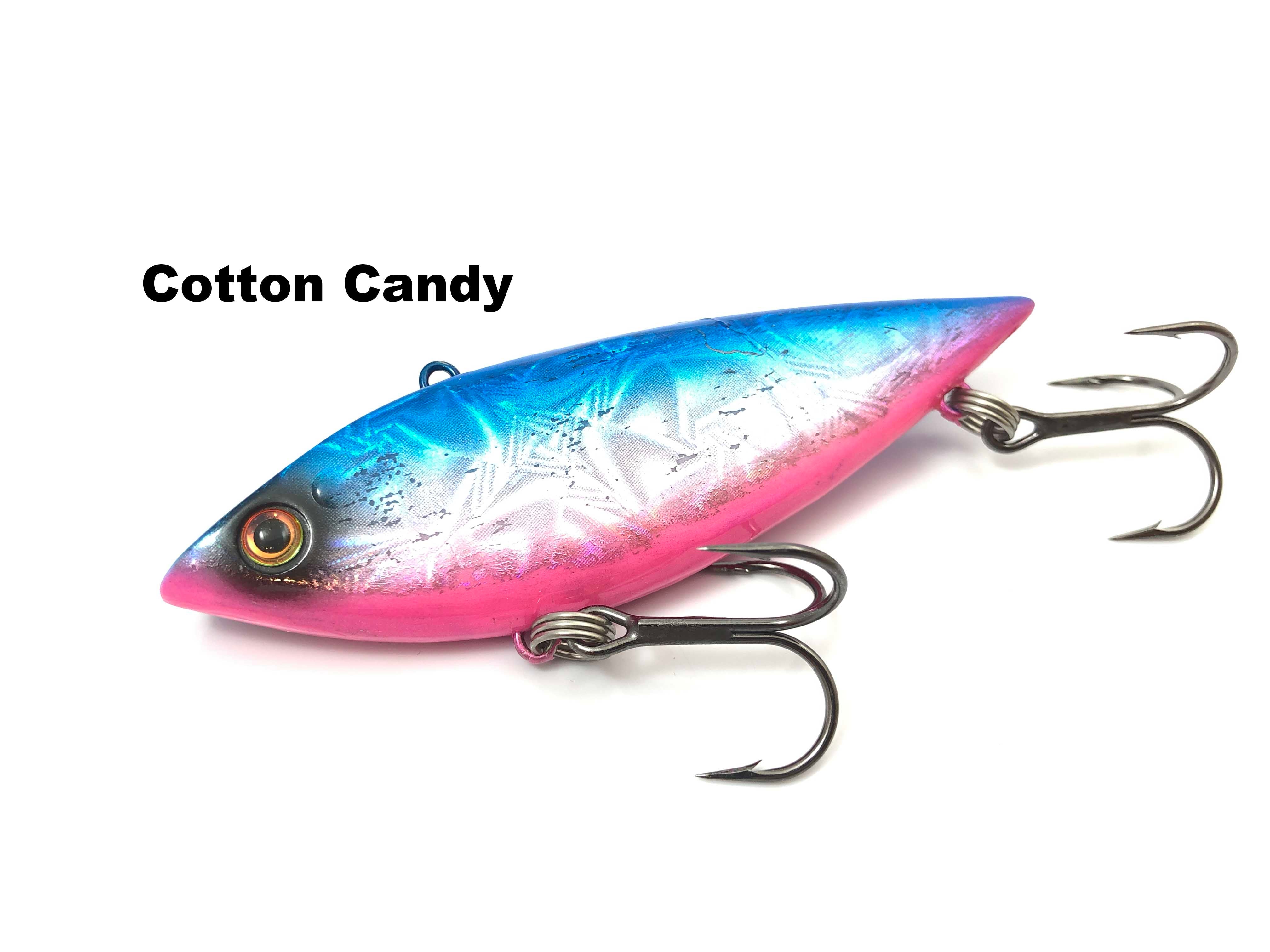 1 oz Cotton Candy Custom Glide Bait – Big Eye Spinnerbaits