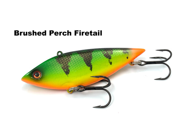 Llungen Lures 4" Tony Grant Rattlin' Shad - Brushed Perch Firetail