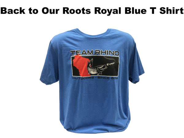 TRO - Back to Our Roots Royal Blue Bi Blend T Shirt