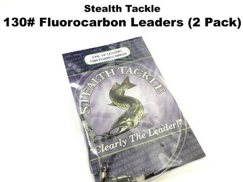 Stealth Tackle - 130# Fluorocarbon Leader (2 pack - ST130)