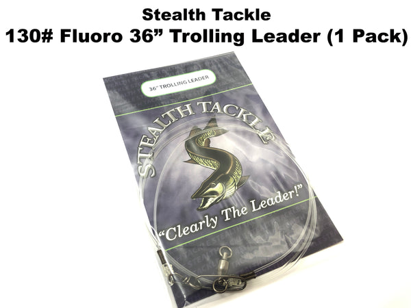 Stealth Tackle - 130# Fluorocarbon Trolling Leader (ST130T)