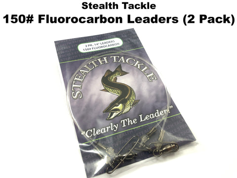 Stealth Tackle - 150# Fluorocarbon Leader (2 pack ST150)