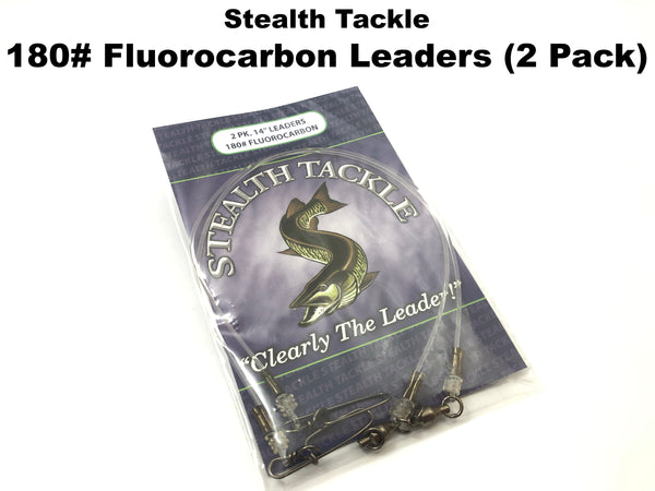 Stealth Tackle - 180# Fluorocarbon Leader (2 pack ST180)