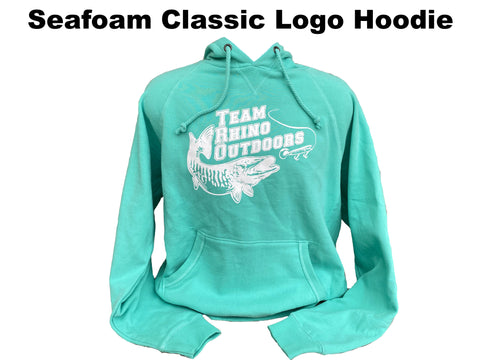 Team Rhino Outdoors - Seafoam Classic Logo Hoodie