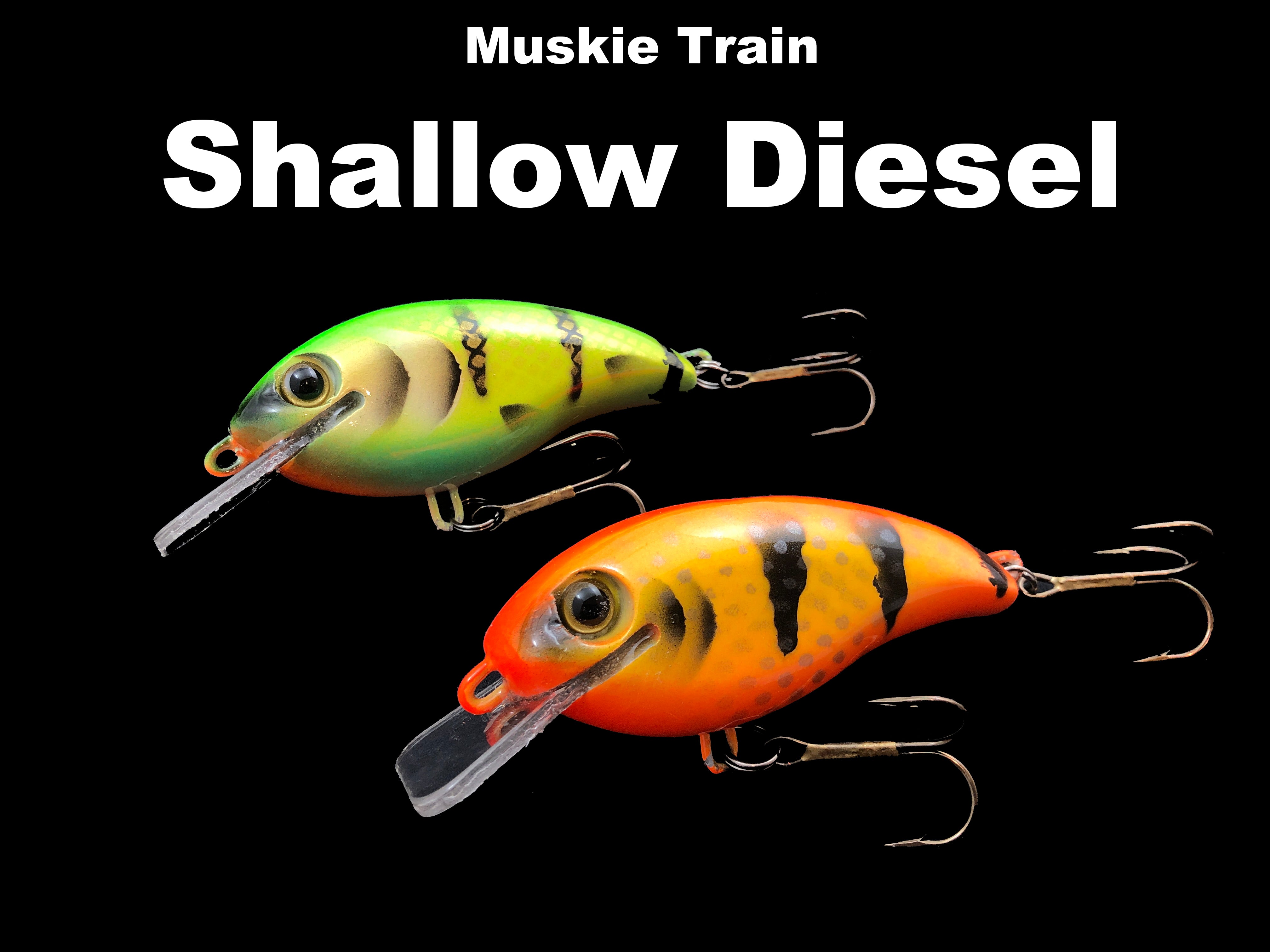 Muskie Train SHALLOW Diesel – Team Rhino Outdoors LLC