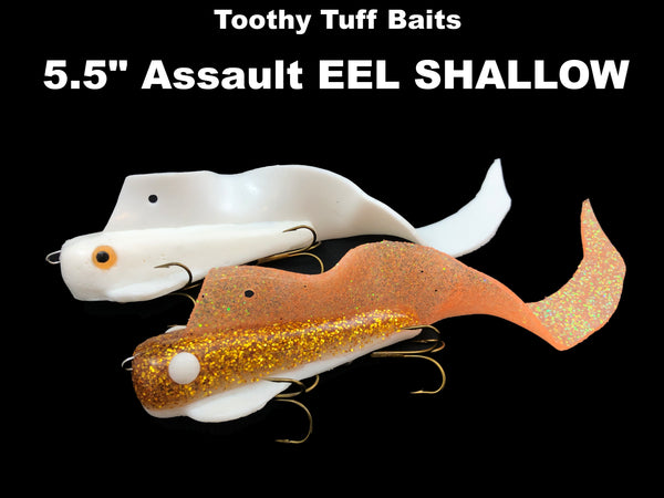 Toothy Tuff Baits 5.5" Assault EEL SHALLOW