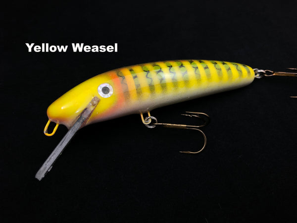 Slammer Tackle 5" Shallow Minnow - Yellow Weasel
