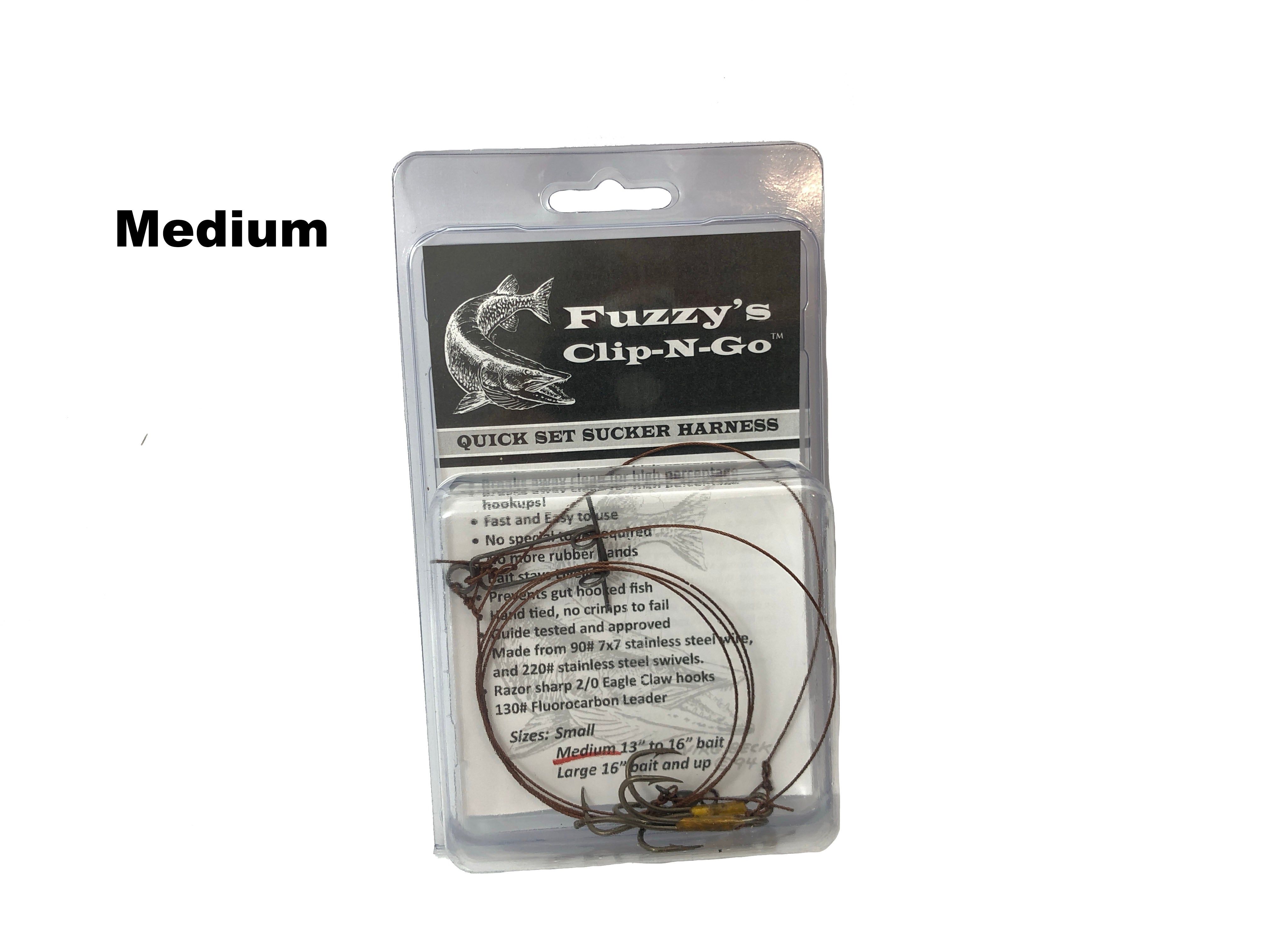 Shumway Tackle Fuzzy's Clip N Go Sucker Harness (3 sizes) – Team Rhino Outdoors LLC