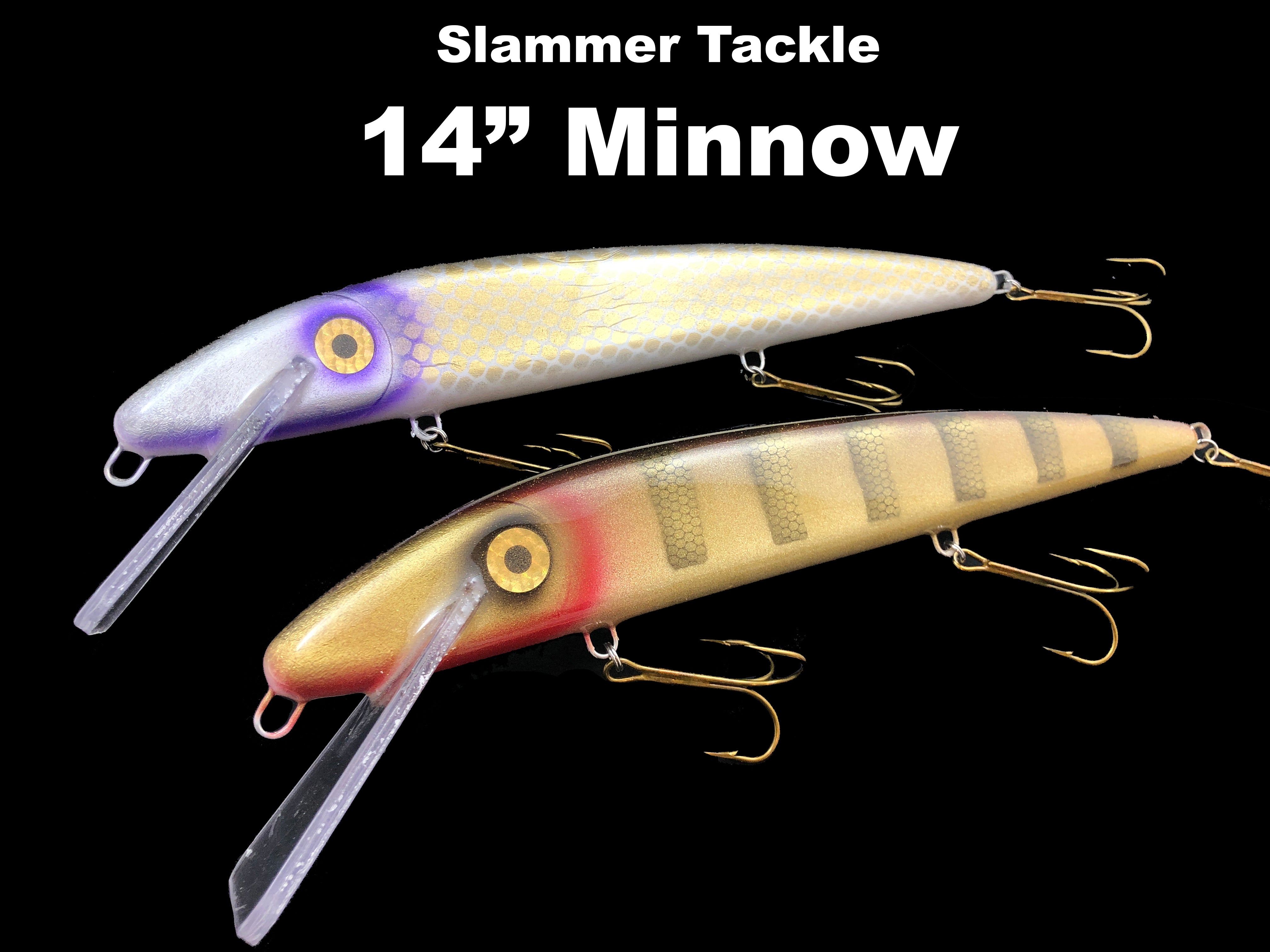 f 14 fishing lure Slammer Tackle 14" Minnow – Team Rhino Outdoors LLC
