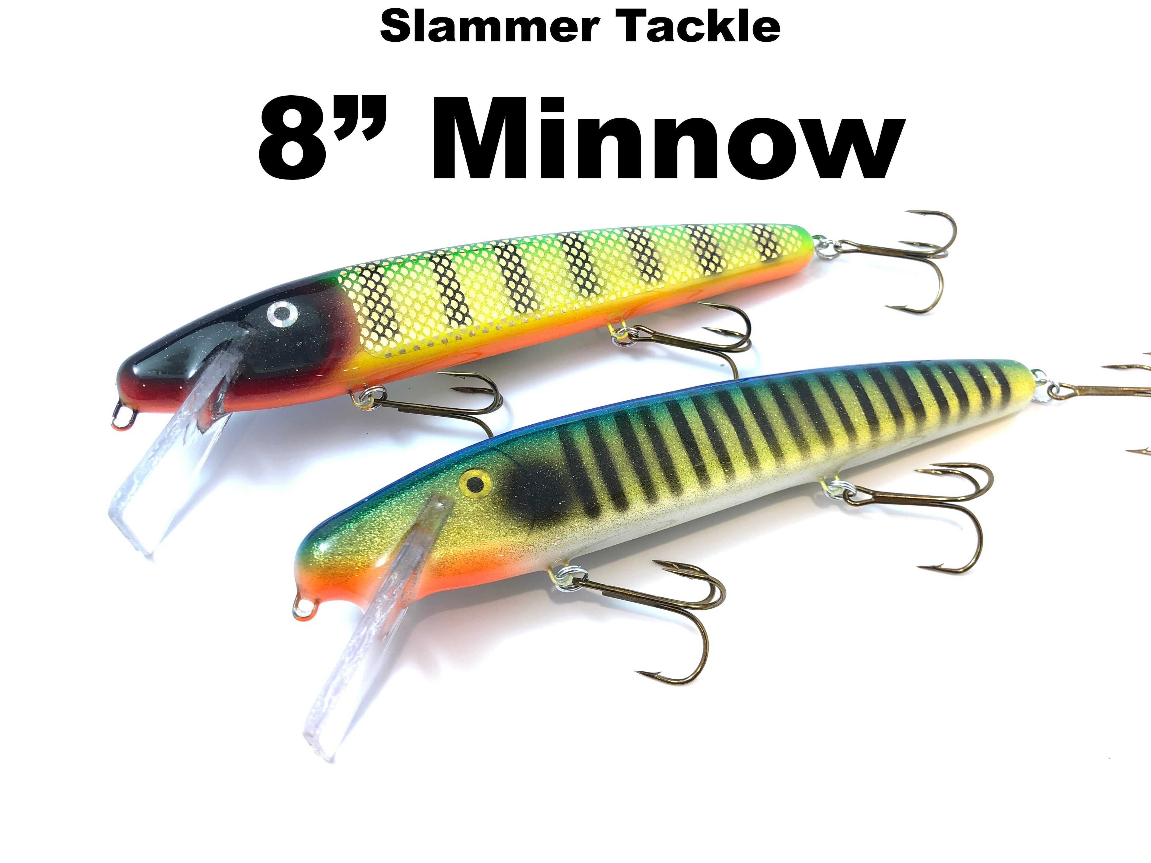 Products – tagged Custom Slammer 8 Minnow – Team Rhino Outdoors LLC