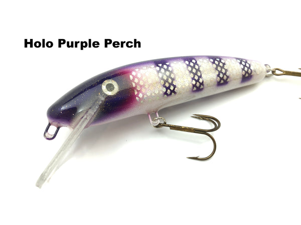 Slammer Tackle 5" Shallow Minnow - Holo Purple Perch