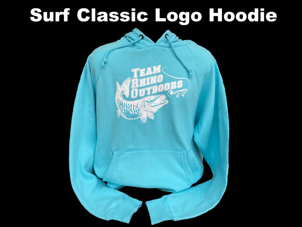 Team Rhino Outdoors - Surf Classic White Logo Hoodie
