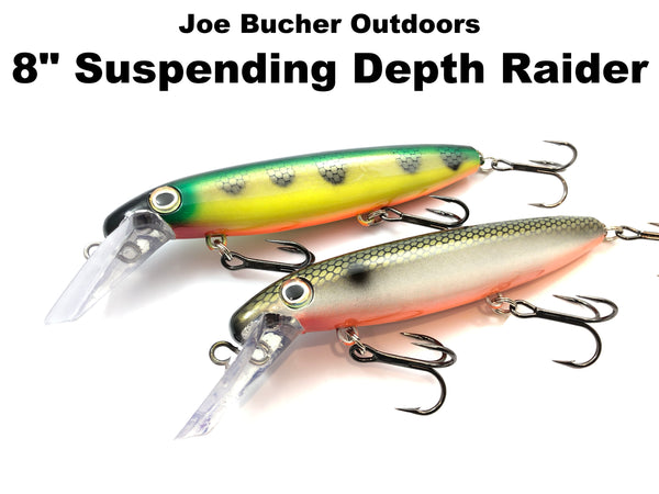 Joe Bucher Outdoors 8" SUSPENDING Depth Raider
