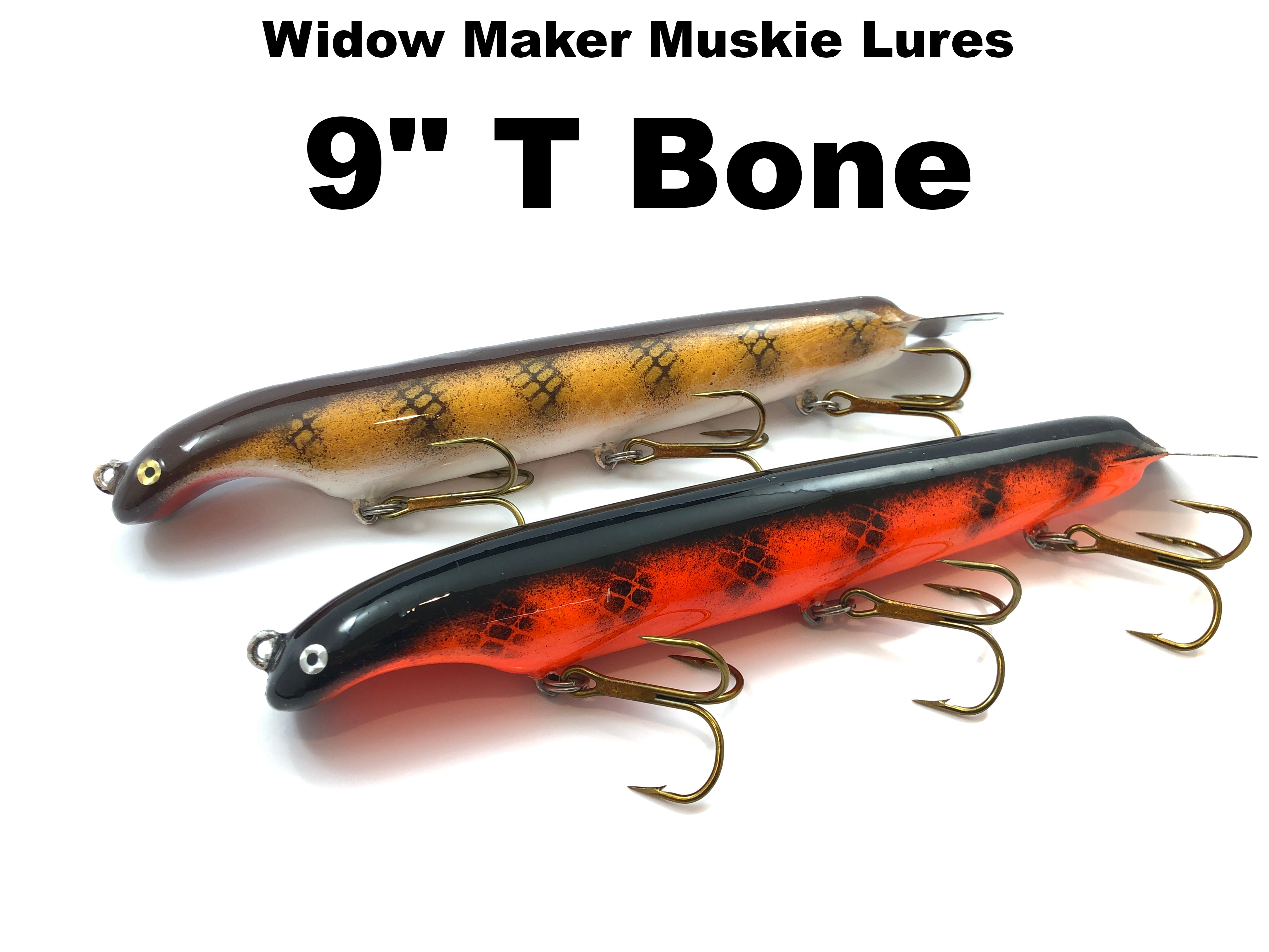 Widow Maker Muskie Lures - 9 T Bone