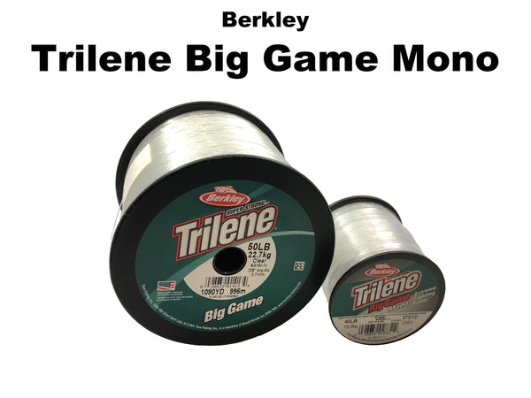 Berkley Trillene Big Game Fishing Line 10lb-100lb Clear,Green