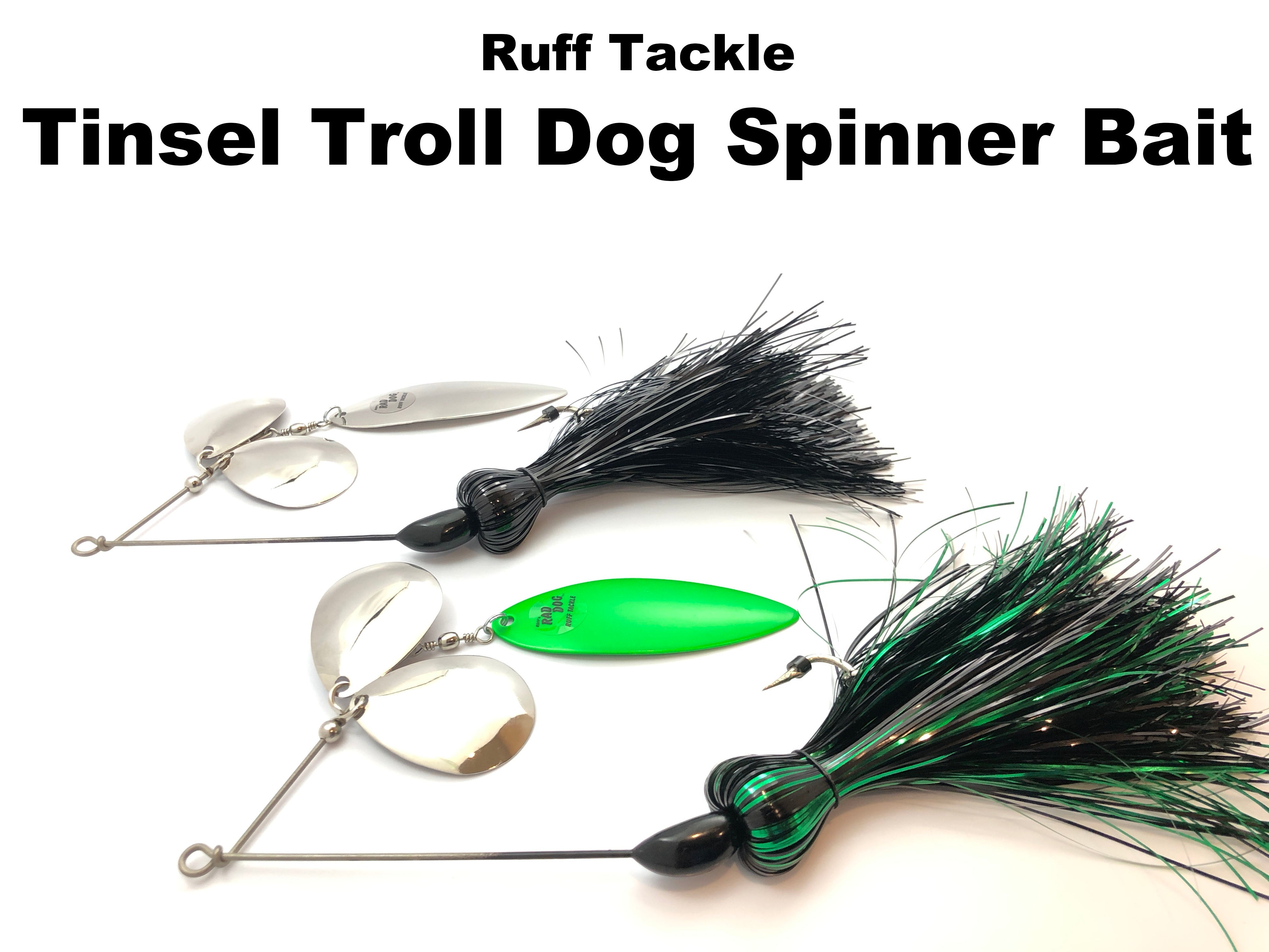 Ruff Tackle - Original Tinsel Troll Dog Spinner Bait – Team Rhino Outdoors  LLC