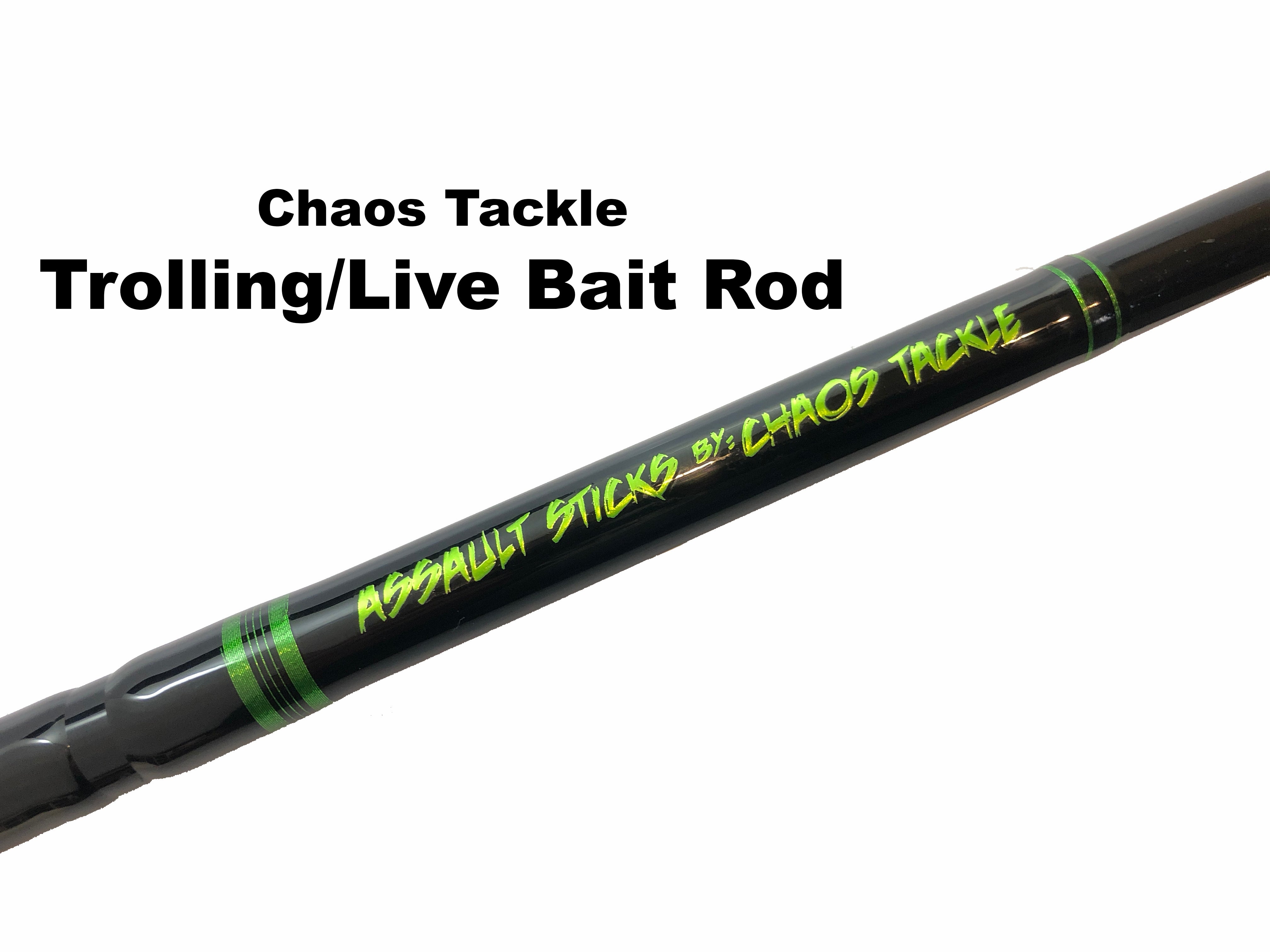 Chaos Tackle Assault Trolling/Live Bait Rod ($139.95 plus $15.95 shipp –  Team Rhino Outdoors LLC