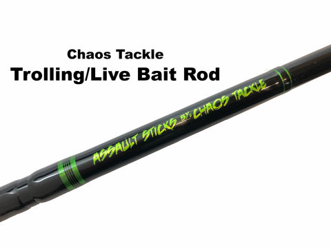 Chaos Tackle Assault Trolling/Live Bait Rod ($139.95 plus $15.95 shipping)