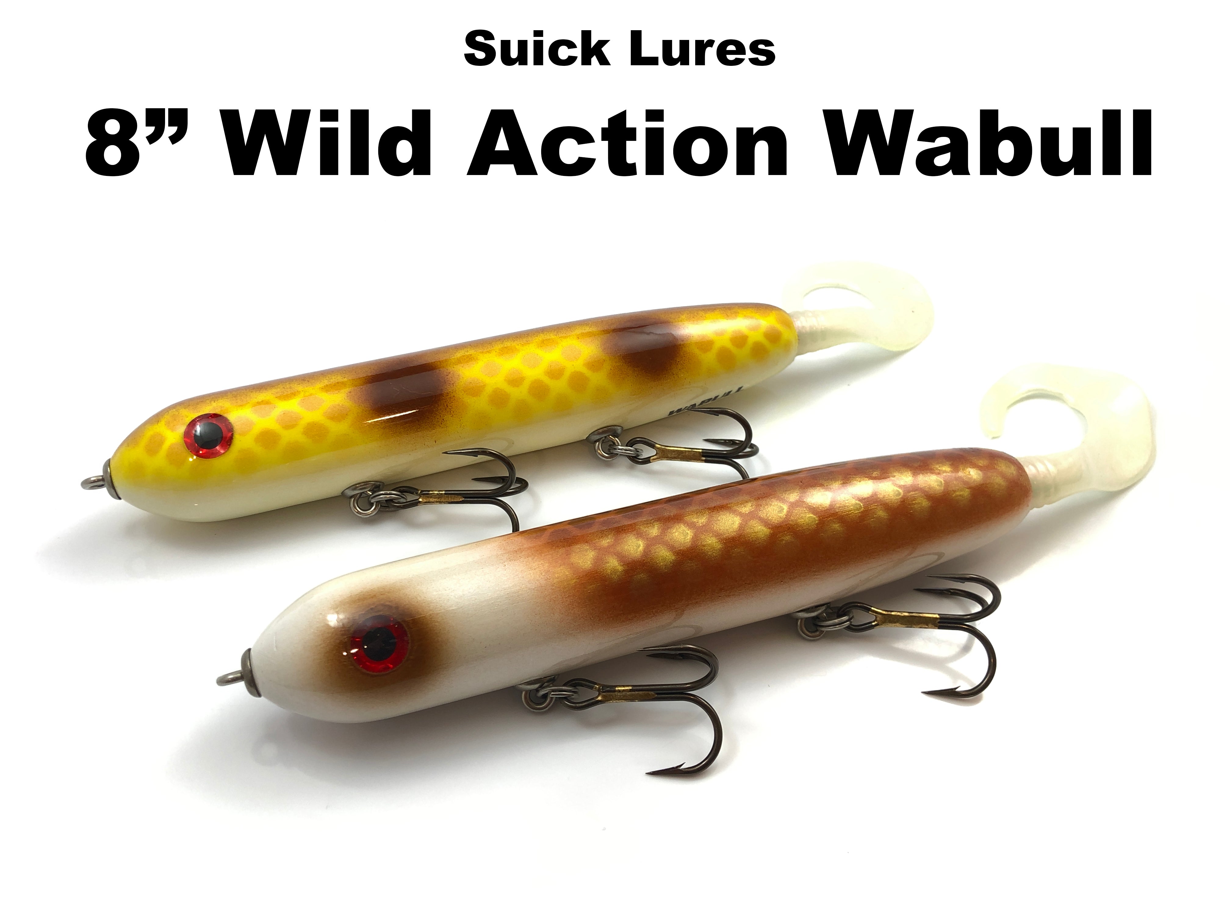 Suick Lures 8" Wild Action Wabull Team Rhino Outdoors LLC Suick Lures 8" Wild Action Wabull Team Rhino Outdoors LLC